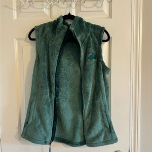 Northface furry fleece vest